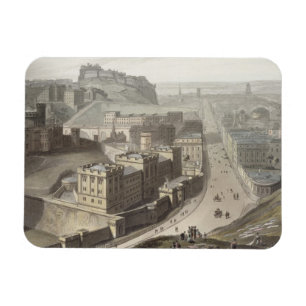 Magnet Flexible Edimbourg, de Calton Hill, de "A Voyage Around