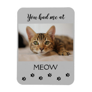 Magnet Flexible Editable vous m'avez eu au Meow
