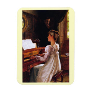 Magnet Flexible Edmund Blair Leighton, Courtoisie Art Victorien