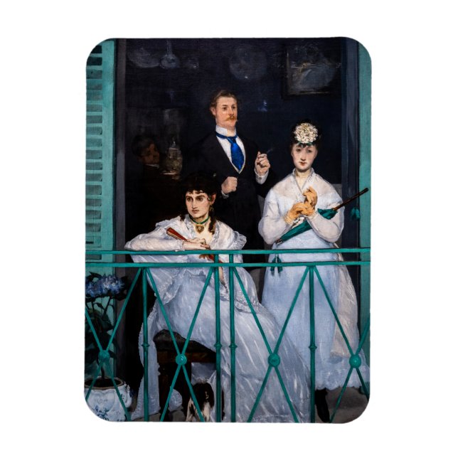 Magnet Flexible Edouard Manet - Balcon / Le Balcon (Vertical)