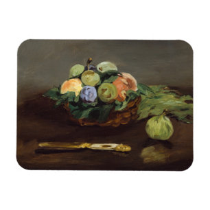 Magnet Flexible Edouard Manet - Corbeille de Fruits