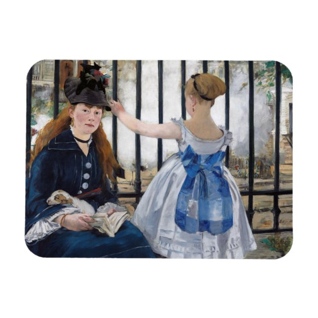 Magnet Flexible Edouard Manet - La Gare (Horizontal)