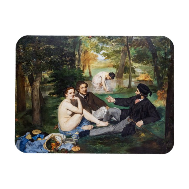 Magnet Flexible Edouard Manet - Le déjeuner sur l'herbe (Horizontal)