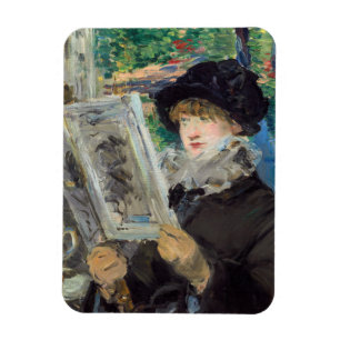 Magnet Flexible Edouard Manet - Lecture Femme