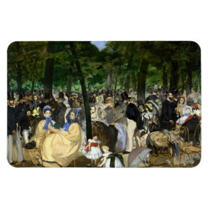 Magnet Flexible Edouard Manet - Musique dans les jardins des Tuile