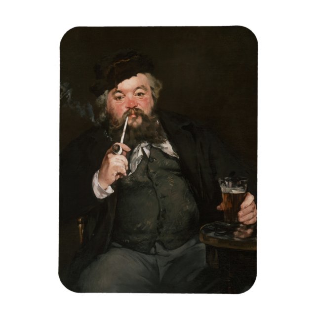 Magnet Flexible Edouard Manet - Un bon bock (Vertical)
