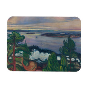 Magnet Flexible Edvard Munch - fumée de train