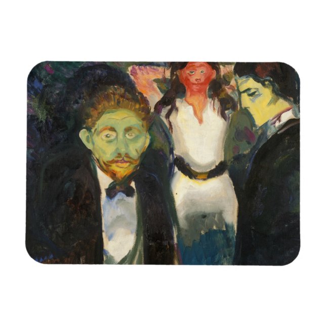 Magnet Flexible Edvard Munch - Jealousy (Horizontal)