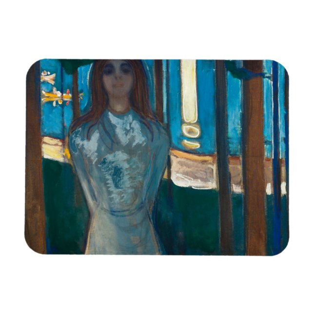 Magnet Flexible Edvard Munch - La Voix, La Nuit D'Été (Horizontal)