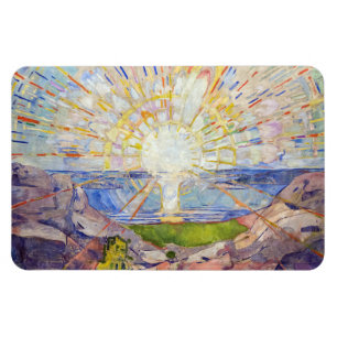 Magnet Flexible Edvard Munch - Le Soleil 1911