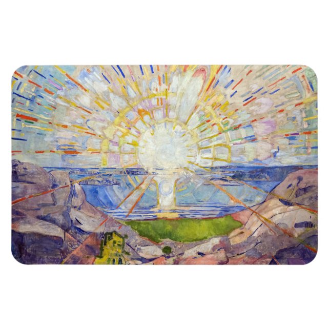 Magnet Flexible Edvard Munch - Le Soleil 1911 (Horizontal)