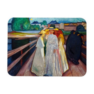 Magnet Flexible Edvard Munch - Les filles sur le pont 1903