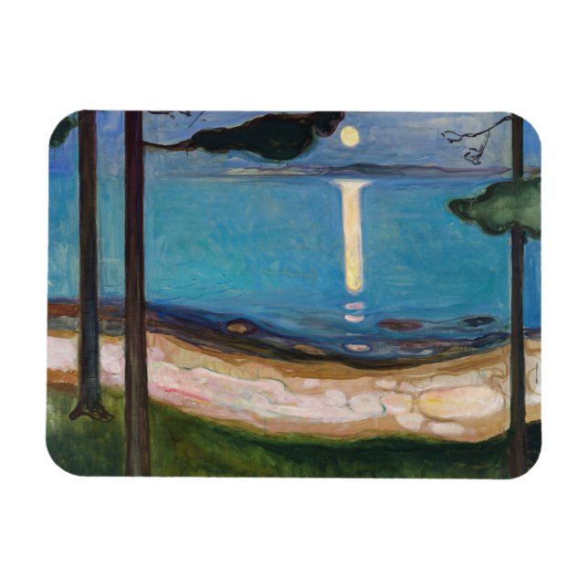 Magnet Flexible Edvard Munch - Lune (Horizontal)