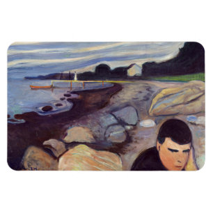 Magnet Flexible Edvard Munch - Melancholy