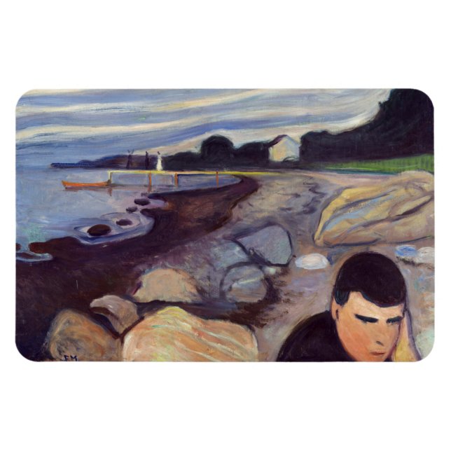 Magnet Flexible Edvard Munch - Melancholy (Horizontal)