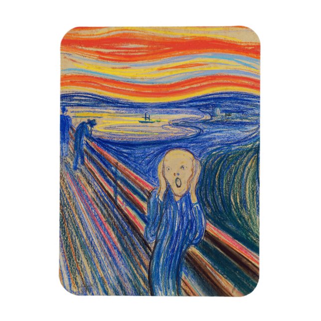 Magnet Flexible Edvard Munch - The Scream 1895 (Vertical)