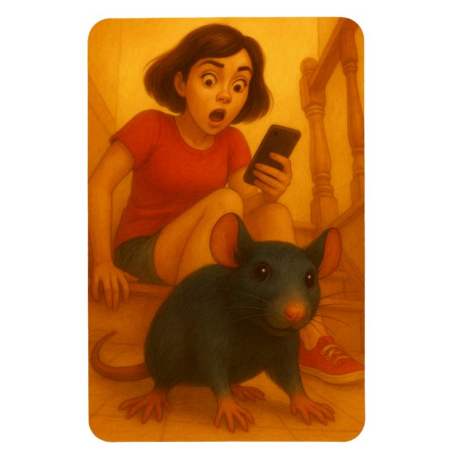 Magnet Flexible Eek une souris  (Vertical)