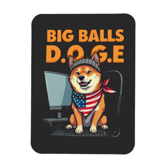 Magnet Flexible Efficacité du ministère des Doges (Vertical)