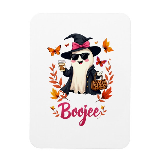 Magnet Flexible Éffrayant Halloween Boojee Sassy Classy Ghost (Vertical)