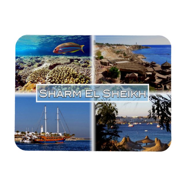 Magnet Flexible EG Égypte - Sharm El Sheikh - Mer Rouge - (Horizontal)