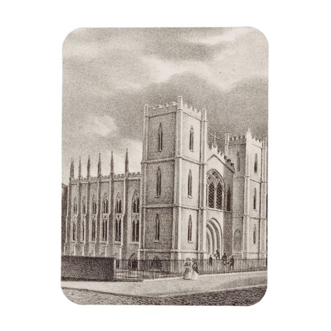 Magnet Flexible Église chrétienne médiévale (Vertical)