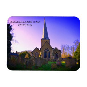 Magnet Flexible Église De Godalming D'Angleterre Le Matin