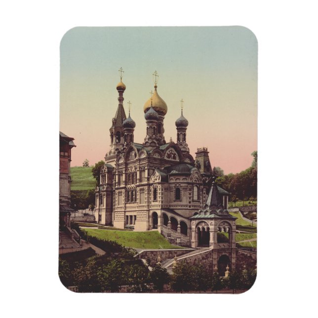 Magnet Flexible Église orthodoxe russe à Moscou (Vertical)
