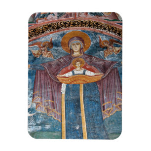 Magnet Flexible Eglise orthodoxe serbe et site de l'UNESCO,