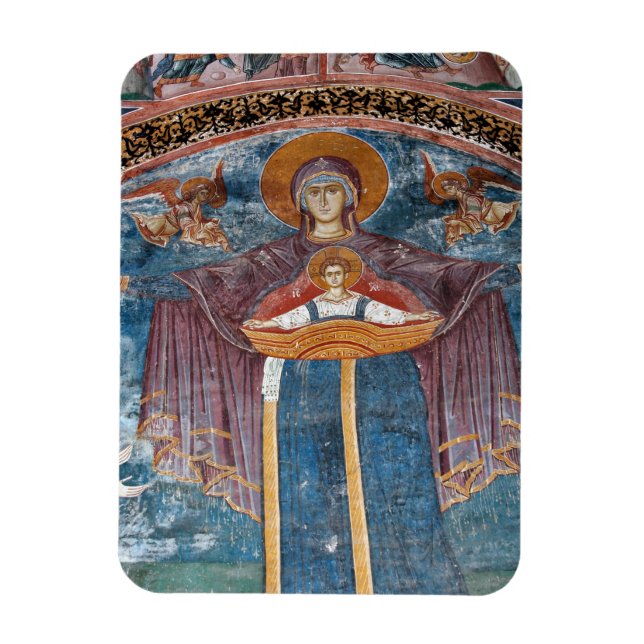Magnet Flexible Église orthodoxe serbe, et un site de l'UNESCO, (Vertical)