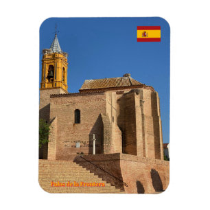 Magnet Flexible Église St.George, Palos de la Frontera en Espagne