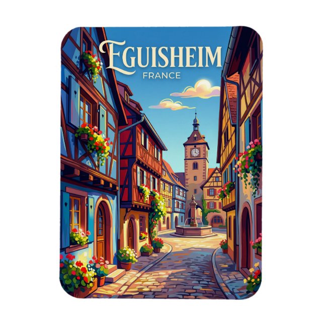 Magnet Flexible Eguisheim France (Vertical)