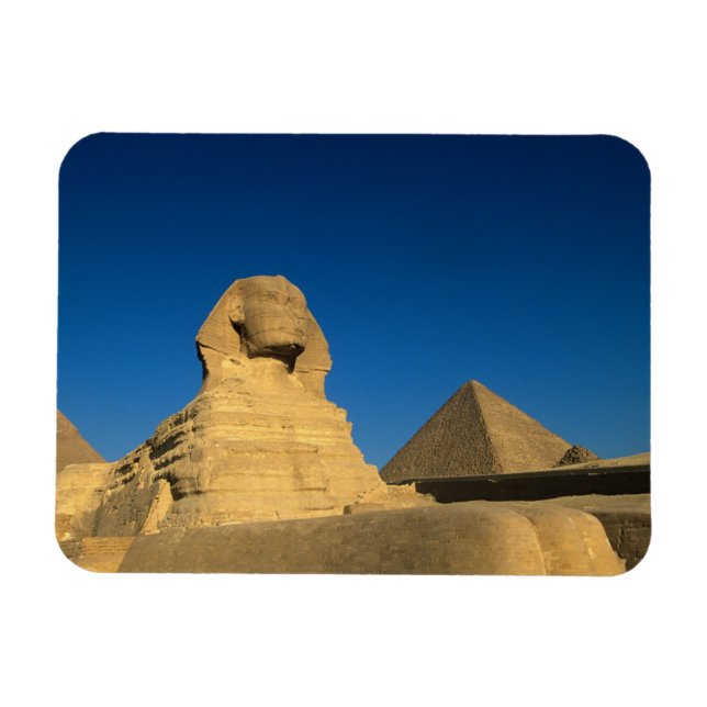 Magnet Flexible Egypte, Giza, Le Sphinx, Ancien Royaume, Unesco (Horizontal)