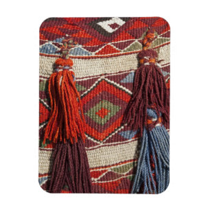 Magnet Flexible Egypte, Gizeh. Couverture de chameau dans les Pyra