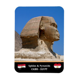 Magnet Flexible Egypte, Sphinx & Pyramides - Ancien Caire (Unesco)