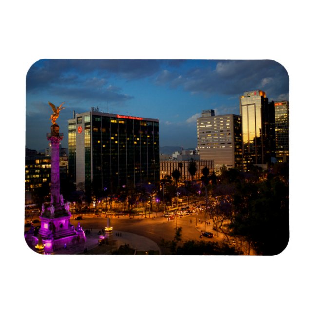 Magnet Flexible El Angel De Independencia, site mexicain (Horizontal)