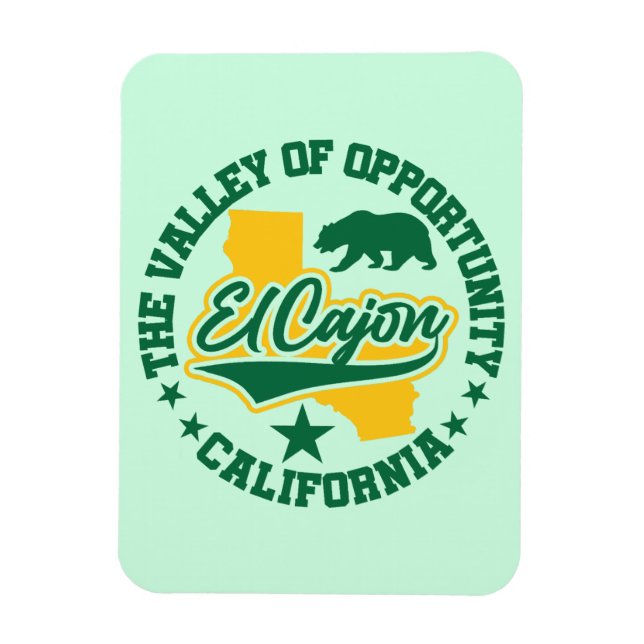 Magnet Flexible El Cajon, Californie (Vertical)