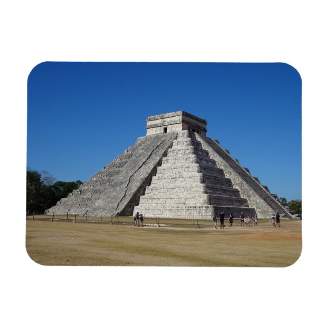 Magnet Flexible El Castillo - Chichen Itza, Mexique #4 Photo Magne (Horizontal)