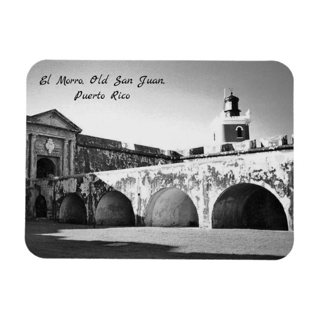 Magnet Flexible El Morro, Vieux San Juan, Porto Rico (Horizontal)