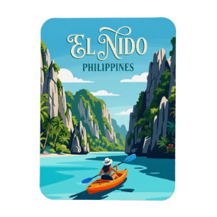 Magnet Flexible El Nido Palawan, Philippines, kayakiste