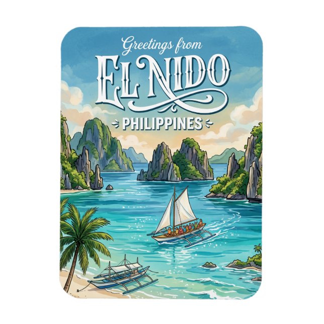 Magnet Flexible El Nido Philippines (Vertical)