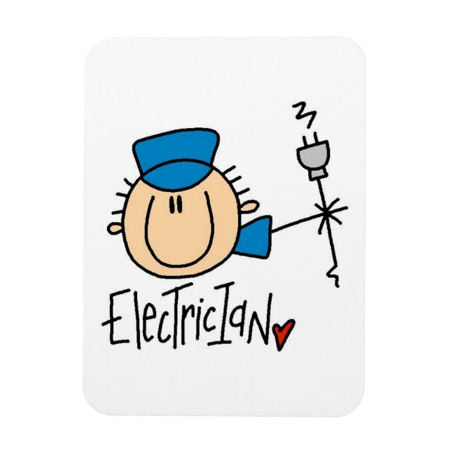 Magnet Flexible Électricien (Vertical)