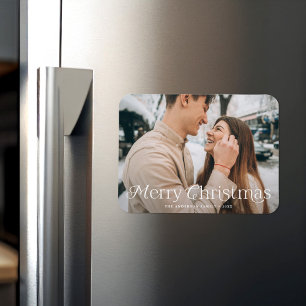 Magnet Flexible Élégance festive Joyeux Noël Photo