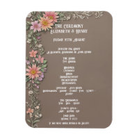 Élégant Faire-part de mariage Floral Personnalisab