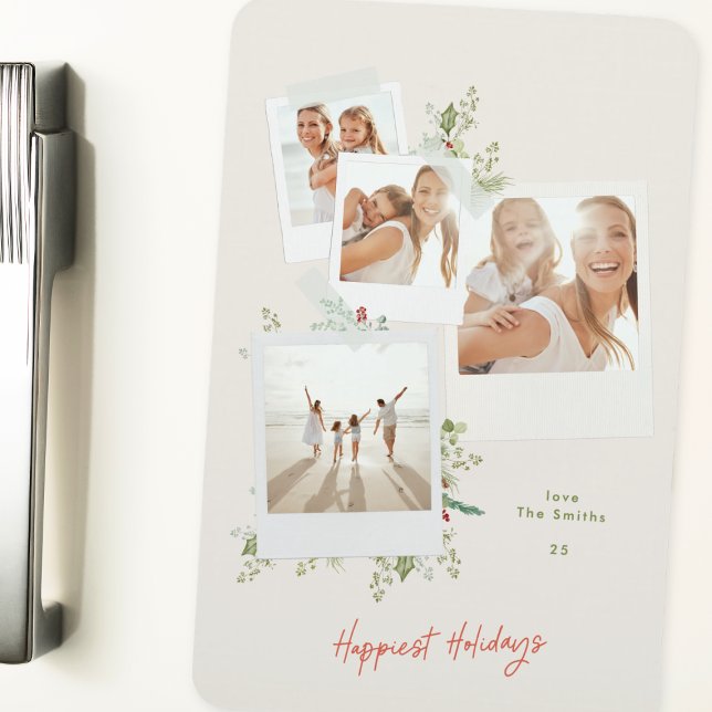 Magnet Flexible Élégant Festif Noël Botanique Album photo (Créateur téléchargé)