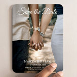 Magnet Flexible Élégant Mariage Couple Petite Photo Enregistrer La<br><div class="desc">💌 ✨ Créez une histoire d'amour inoubliable avec notre Elegant Couple Photo Save The Date invitations! Téléchargez maintenant et créez votre mariage moderne enregistrer l'invitation de date qui est aussi unique et belle que votre amour. Parfait pour les couples à la recherche d'élégance et de simplicité, notre design moderne personnalisable...</div>