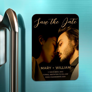 Magnet Flexible Élégant Mariage tendance Enregistrer la photo Date