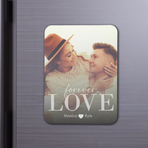 Magnet Flexible Élégant romantique pour toujours l'amour Photo per