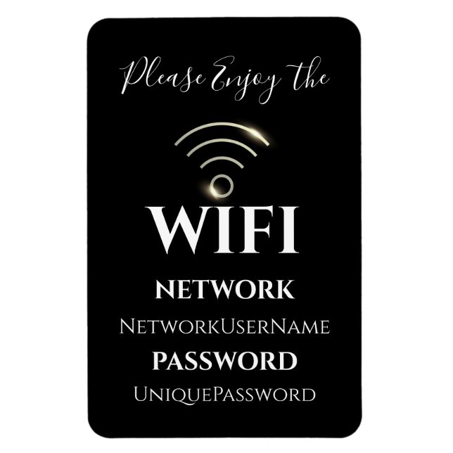 Magnet Flexible Elegant WiFi   (Vertical)