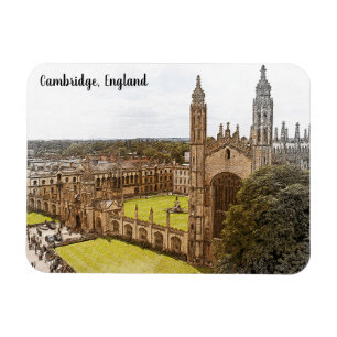 Magnet Flexible Elégante Cambridge Angleterre Royaume-Uni Panorama