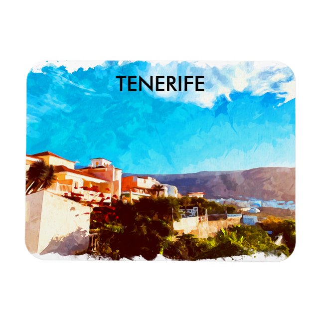 Magnet Flexible Elégante Tenerife Espagne Canaries (Horizontal)